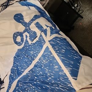 2 panel ship and anchor curtains